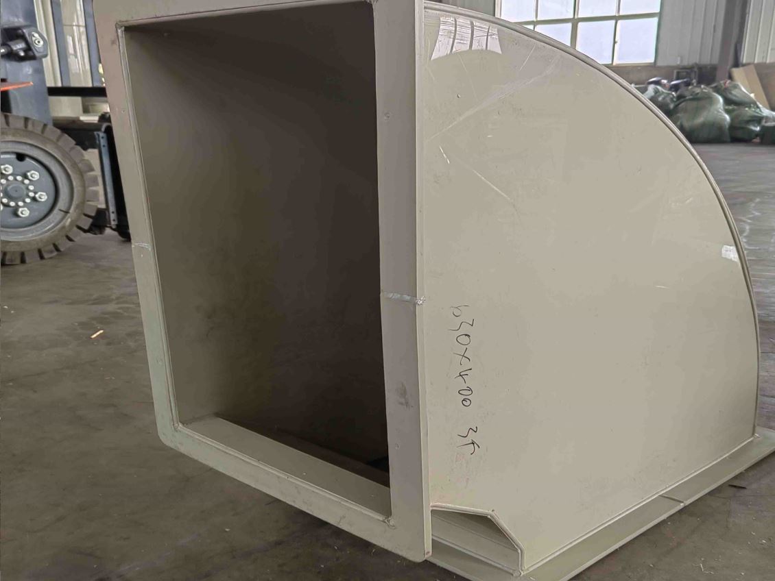 内蒙PP加工方弯头90°